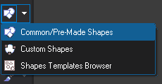 Choose the Common Shapes tool