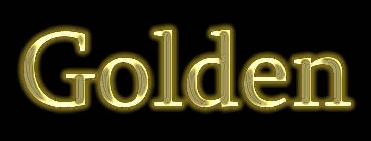 Create stunning golden text effect