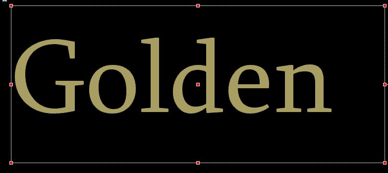 Create stunning golden text effect
