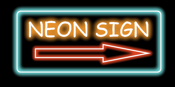 Neon Sign Effect