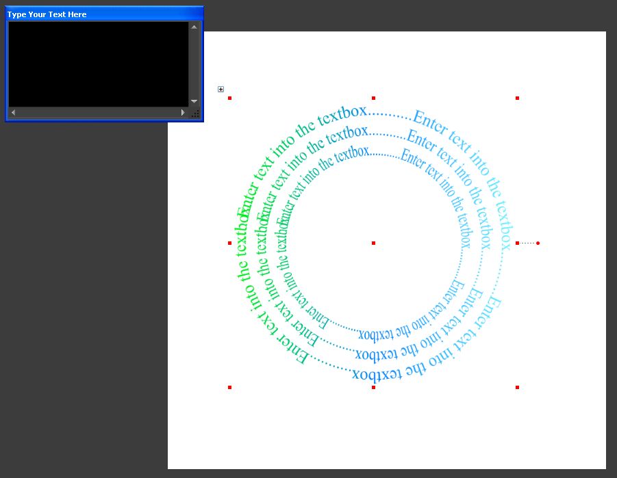 Create great text over path effects