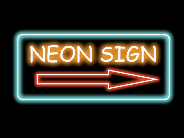 Neon Sign Effect